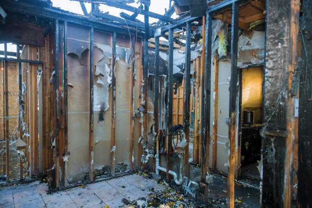 Professional Fire Damage Removal technician working in Fincastle, TN